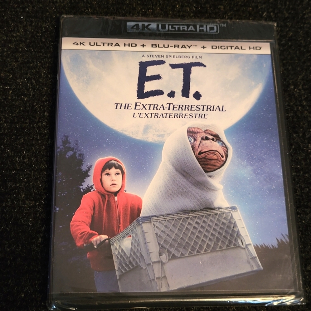 *NEW* E.T. THE EXTRA-TERRESTRIAL 4K Ultra HD + Blu-ray Steven Spielberg